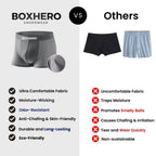 3-Pack Blue - PREMIUM BAMBOO FIBRE BOXER SHORTS 1.0