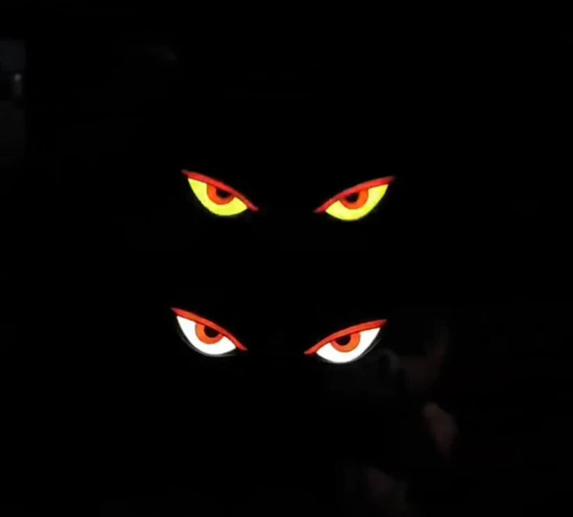 Solar Demon Eye LED Car Window Light
