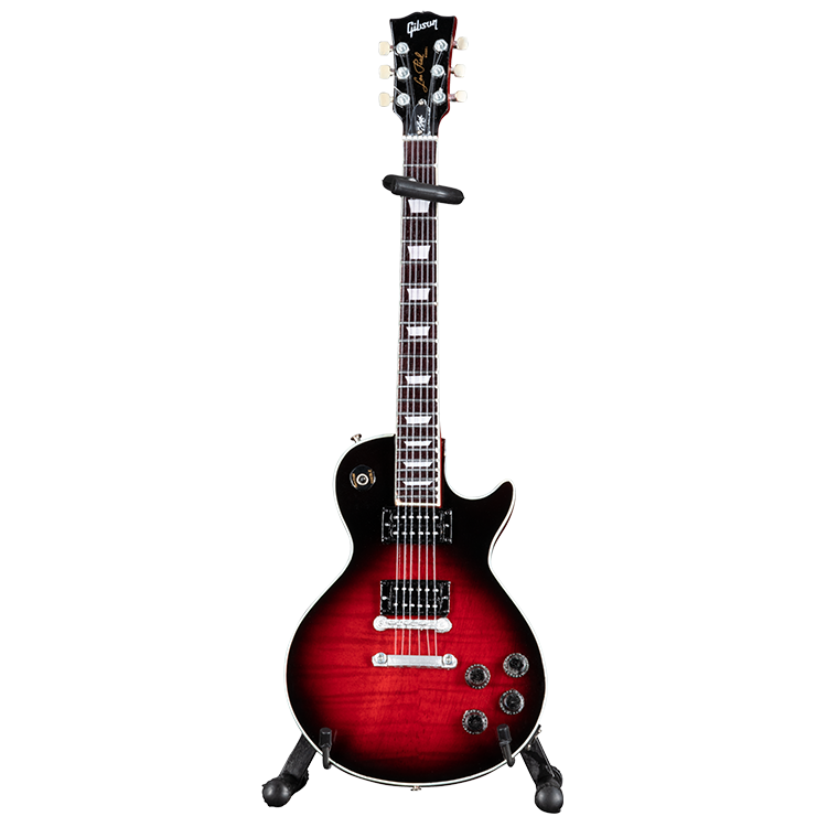 AXE HEAVEN® Les Paul Standard Slash Vermillion Burst 1:4 Scale Mini Guitar Model