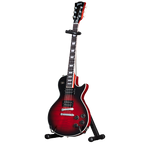AXE HEAVEN® Les Paul Standard Slash Vermillion Burst 1:4 Scale Mini Guitar Model