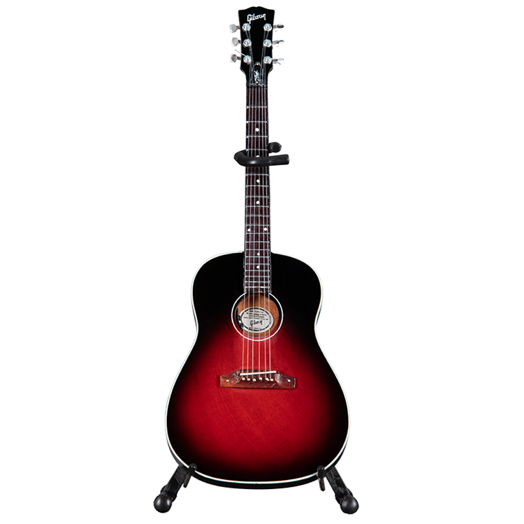 AXE HEAVEN® J-45 Slash Vermillion Burst 1.4 Scale Mini Guitar Model