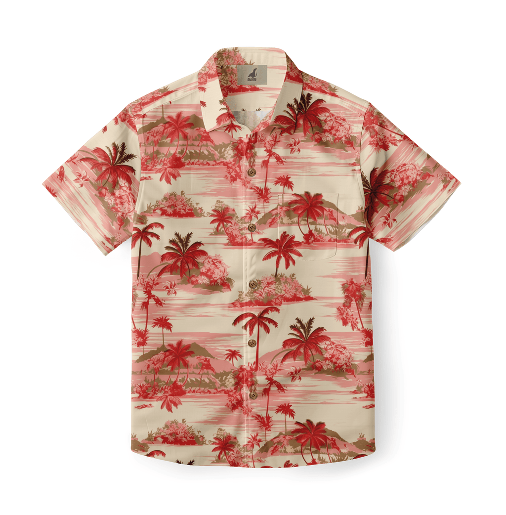 Island Paradise in Red