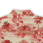 Island Paradise in Red