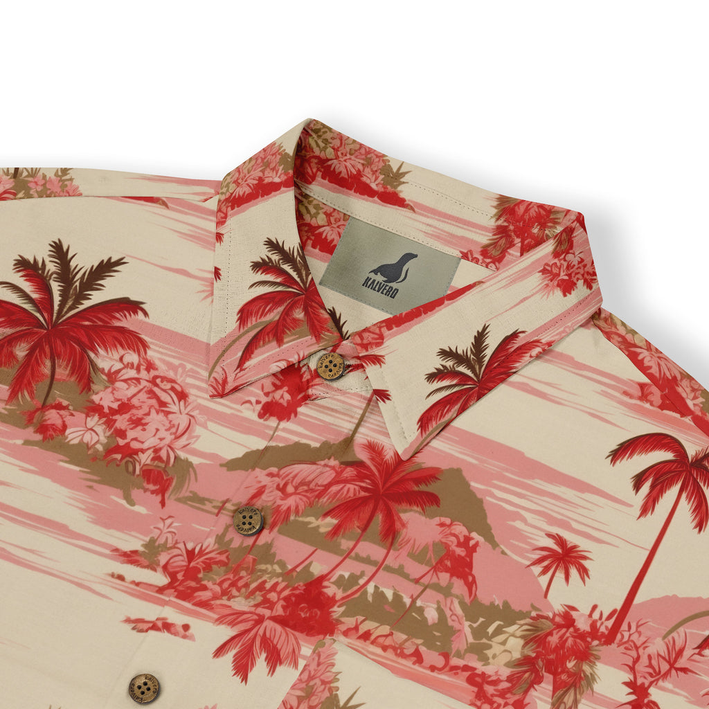 Island Paradise in Red