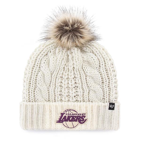 LOS ANGELES LAKERS MEEKO '  CUFF KNIT WOMENS