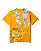 GARFIELD CAT STRATCH GRAPHIC T-SHIRT (ORANGE)