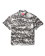 GRAFFITI SHORT SLEEVE BUTTON FRONT SHIRT