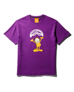 GARFIELD SHARKMOUTH GRAPHIC T-SHIRT (PURPLE)