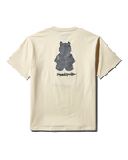 SHORT SLEEVE GRAPHIC MONEY BEAR T-SHIRT (APRICOT)