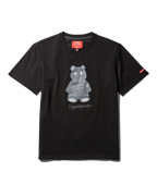 SHORT SLEEVE GRAPHIC MONEY BEAR T-SHIRT (BLACK)