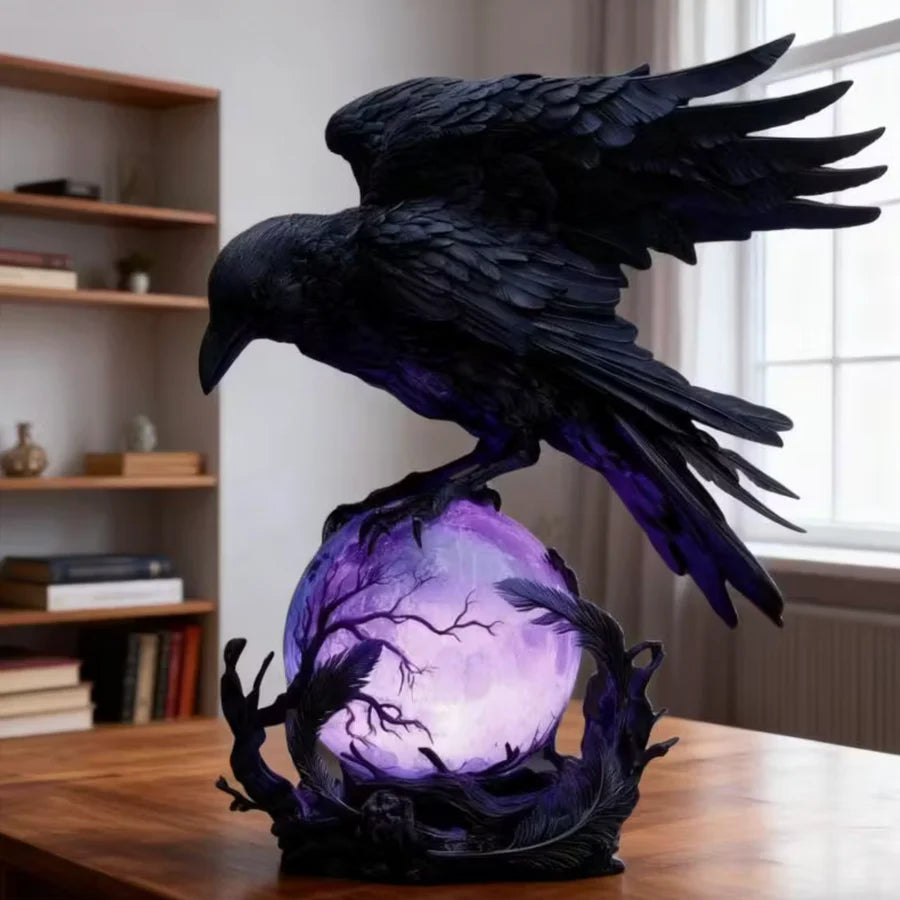 Raven Orb Lamp