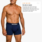 3-Pack Blue - PREMIUM BAMBOO FIBRE BOXER SHORTS 1.0
