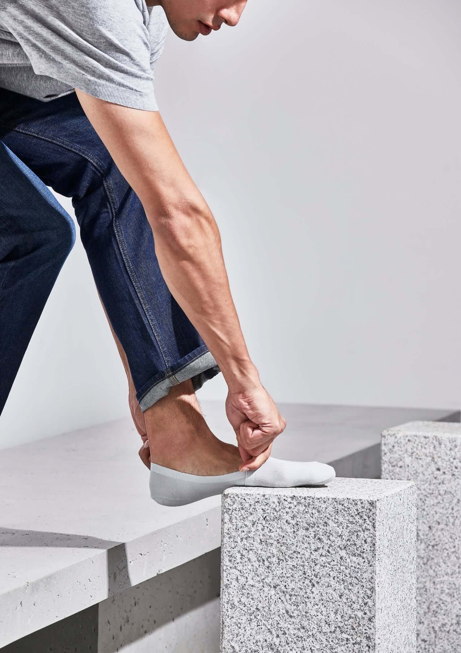 Organic Cotton No Show Socks 4-Pack
