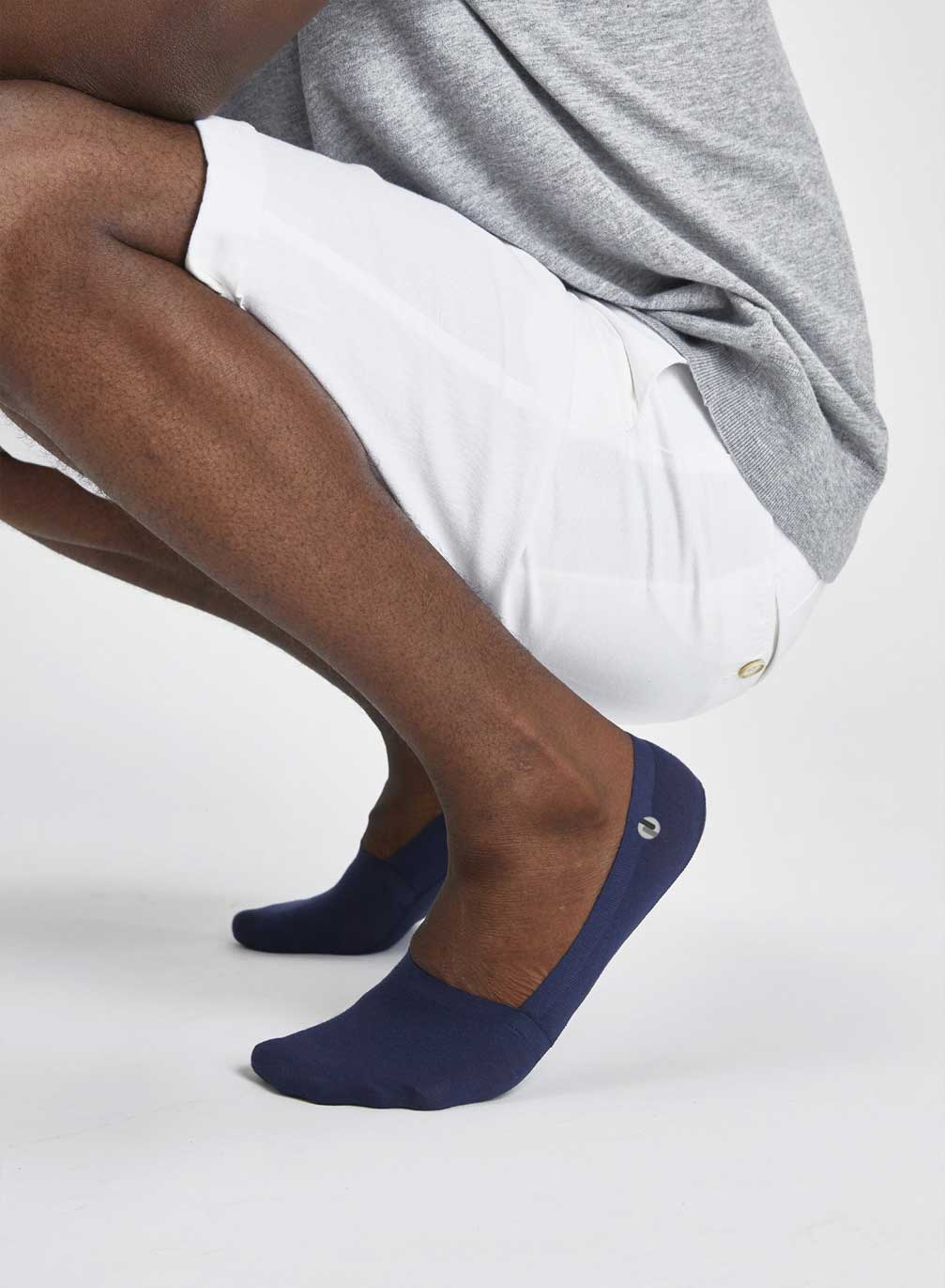Organic Cotton No Show Socks 4-Pack