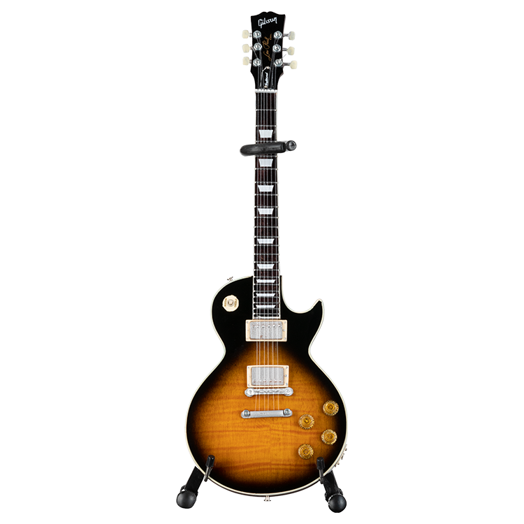 AXE HEAVEN Les Paul Tobacco Burst 1:4 Scale Mini Guitar Model