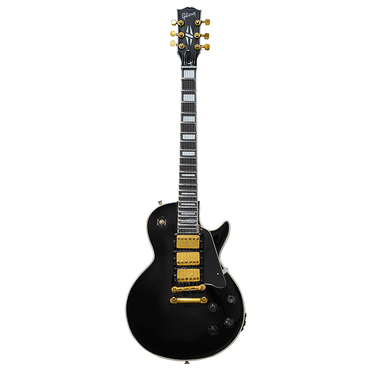 AXE HEAVEN® Les Paul Custom Ebony 1:4 Scale Mini Guitar Model