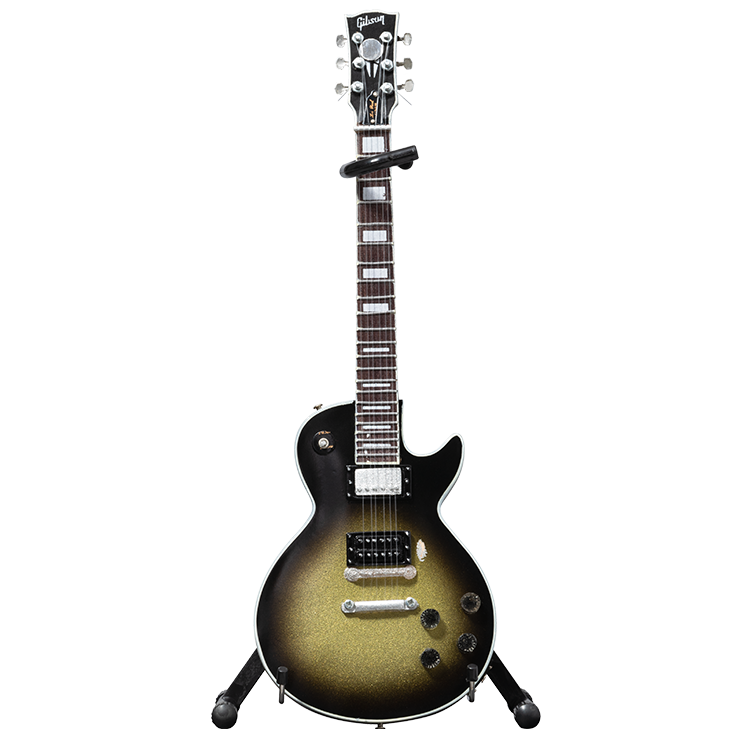 AXE HEAVEN® Adam Jones Silverburst Les Paul 1:4 Scale Mini Guitar Model