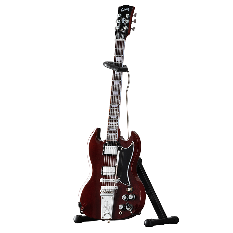 AXE HEAVEN '64 SG Standard Cherry 1:4 Scale Mini Guitar Model