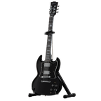AXE HEAVEN SG Standard Ebony 1:4 Scale Mini Guitar Model