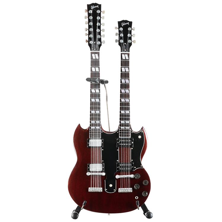 AXE HEAVEN EDS-1275 Cherry 1:4 Scale Mini Guitar Model
