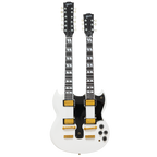 AXE HEAVEN EDS-1275 Alpine White 1:4 Scale Mini Guitar Model