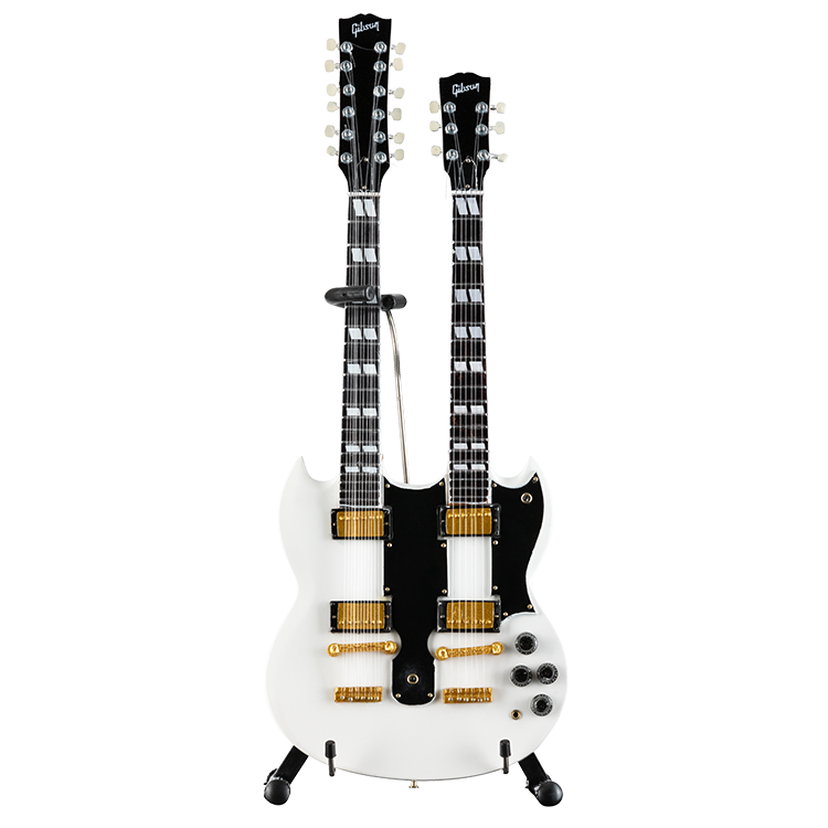 AXE HEAVEN EDS-1275 Alpine White 1:4 Scale Mini Guitar Model