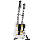 AXE HEAVEN EDS-1275 Alpine White 1:4 Scale Mini Guitar Model