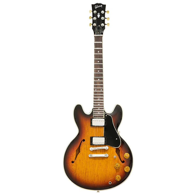 AXE HEAVEN ES-335 Vintage Sunburst 1:4 Scale Mini Guitar Model