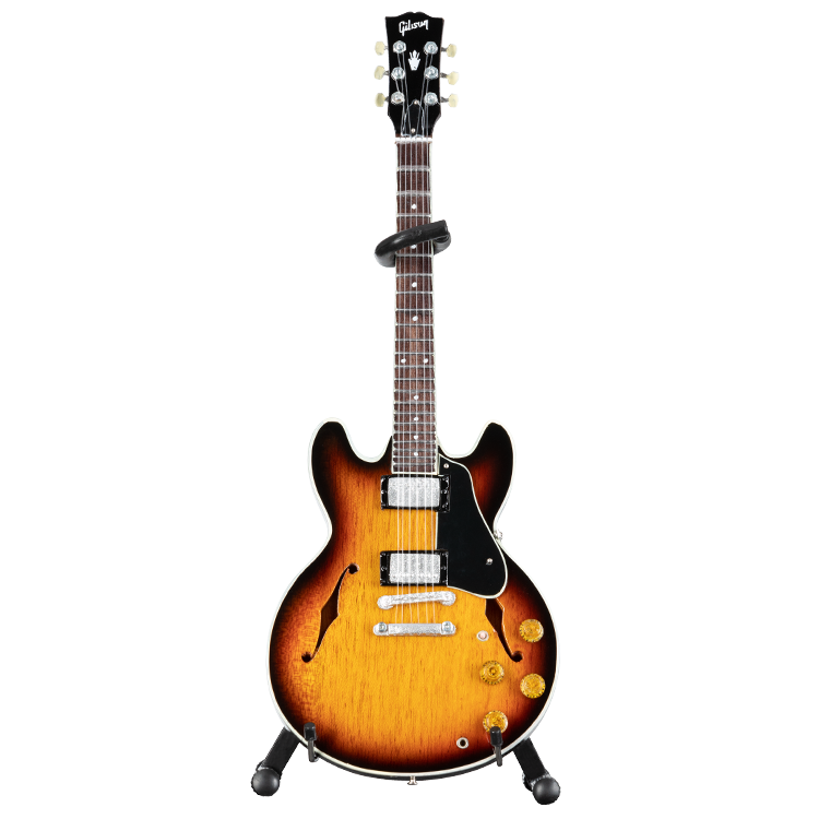 AXE HEAVEN ES-335 Vintage Sunburst 1:4 Scale Mini Guitar Model