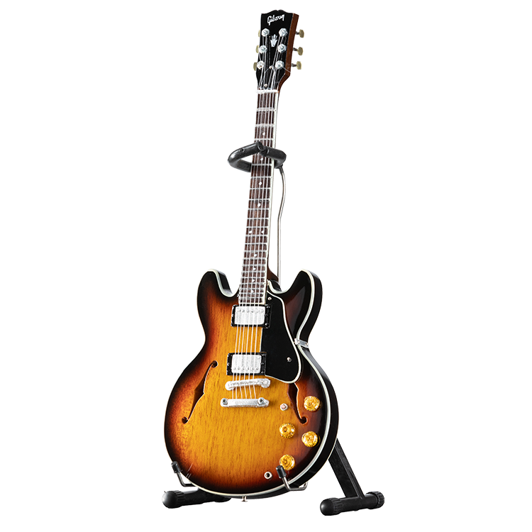 AXE HEAVEN ES-335 Vintage Sunburst 1:4 Scale Mini Guitar Model