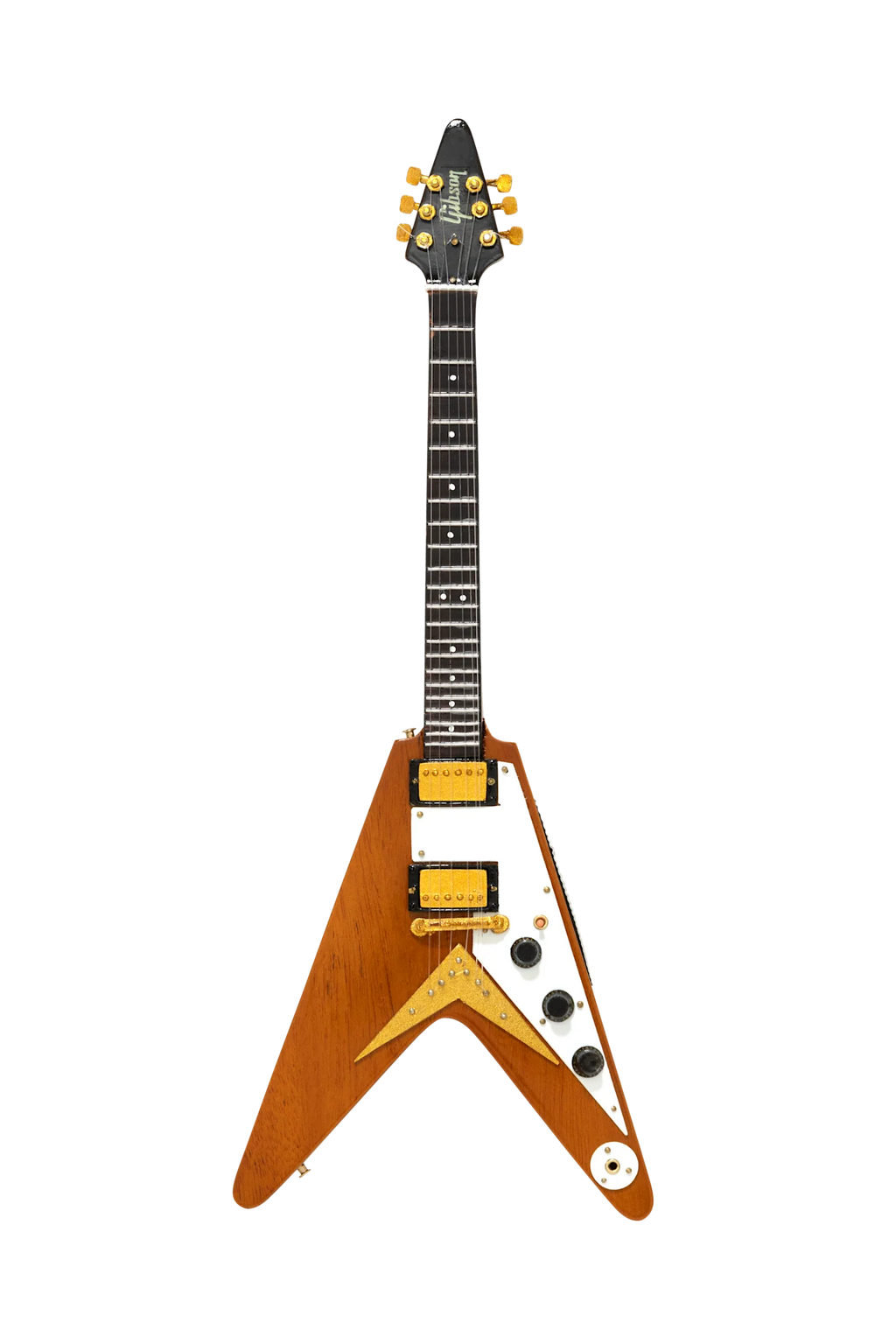 AXE HEAVEN® '58 Korina Flying V 1:4 Scale Mini Guitar Model