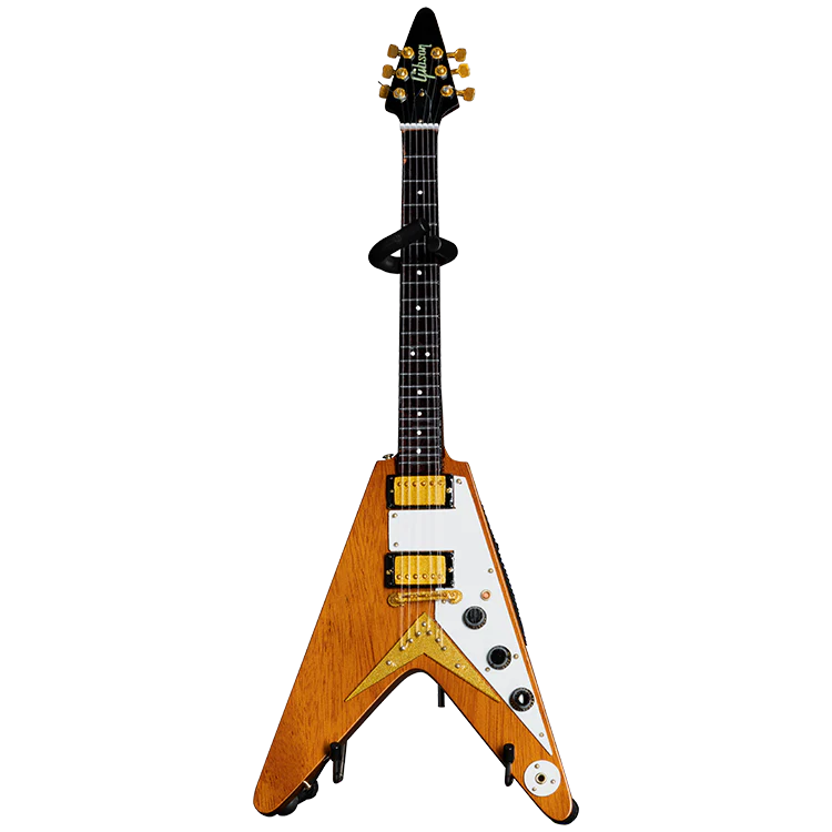 AXE HEAVEN® '58 Korina Flying V 1:4 Scale Mini Guitar Model